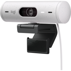 Logitech BRIO 500 1920 x 1080 Webcam - Crystal Clear Video Quality & Advanced Features for Professional Streaming